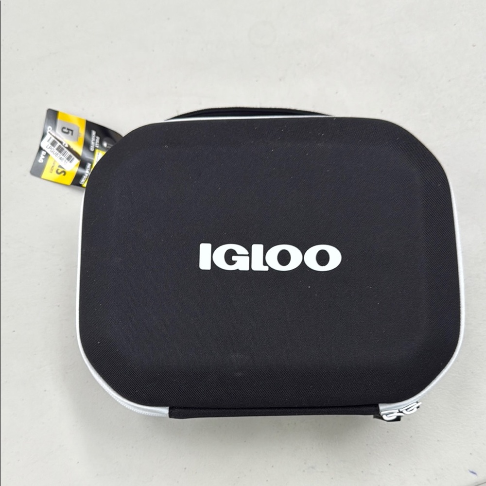 Igloo Black Lunch Cooler Case with White Logo